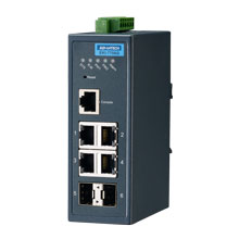 EKI-7706G-2F Managed Fiber Optic Gigabit Switch