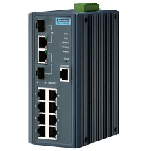 EKI-7710E-2C Managed Fiber Optic Gigabit Switch