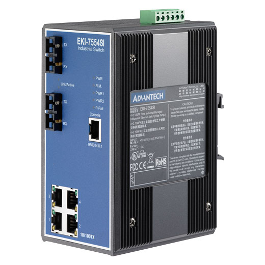 EKI-7554SI Managed Fiber Optic Ethernet Switch