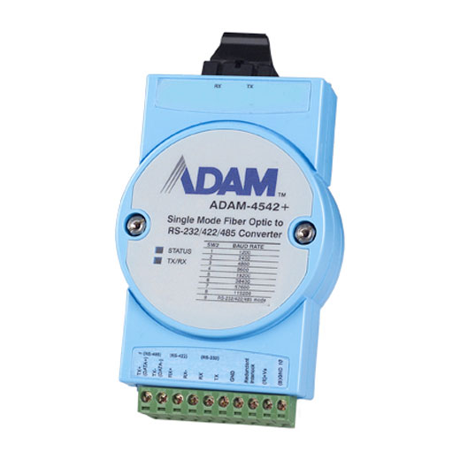 ADAM-4542+ Fiber Optic zu RS-232/422/485 Converter