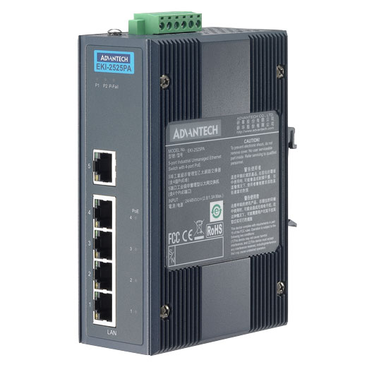 EKI-2525PA Unmanaged PoE Ethernet Switch