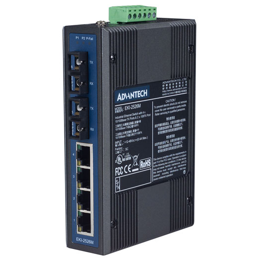 EKI-2526M Unmanaged Fiber Optic Ethernet Switch