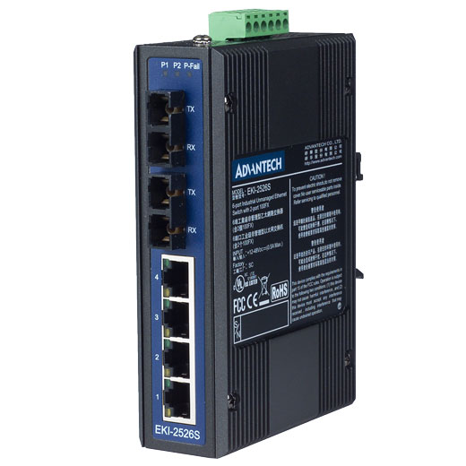 EKI-2526S Unmanaged Fiber Optic Switch